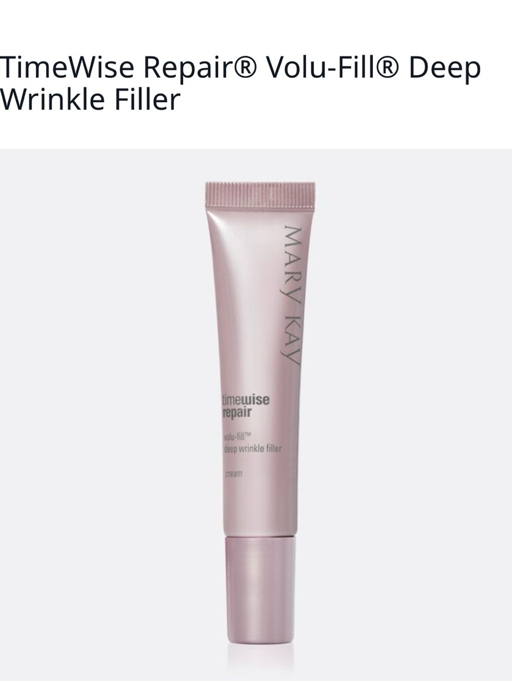 Mary Kay TimeWise Repair Volu-Fill Deep Wrinkle Filler NEW